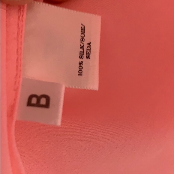 Pink silk button down Ann Taylor - Picture 3 of 4